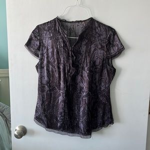 Elie tahari silk blouse